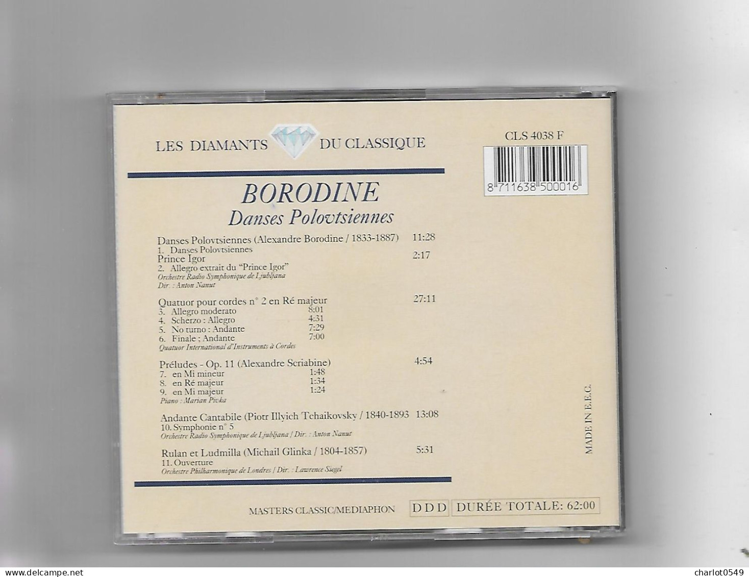 10 Titres Borodine - Autres & Non Classés