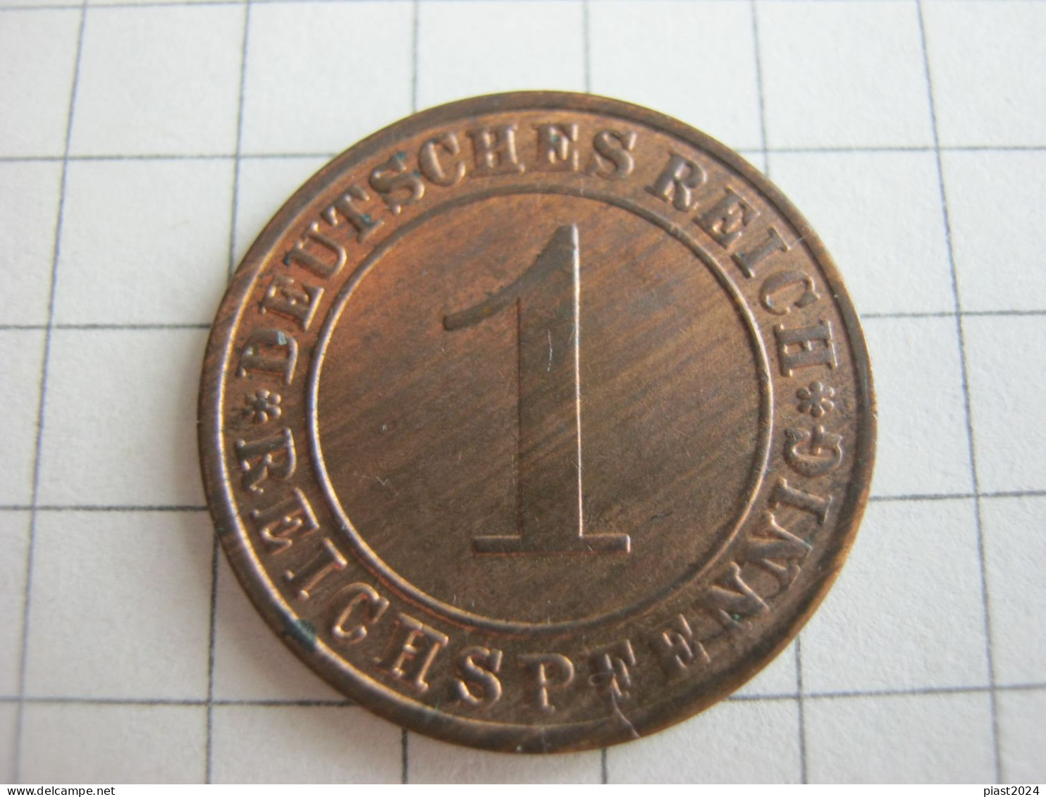 Germany 1 Reichspfennig 1931 F - 1 Renten- & 1 Reichspfennig