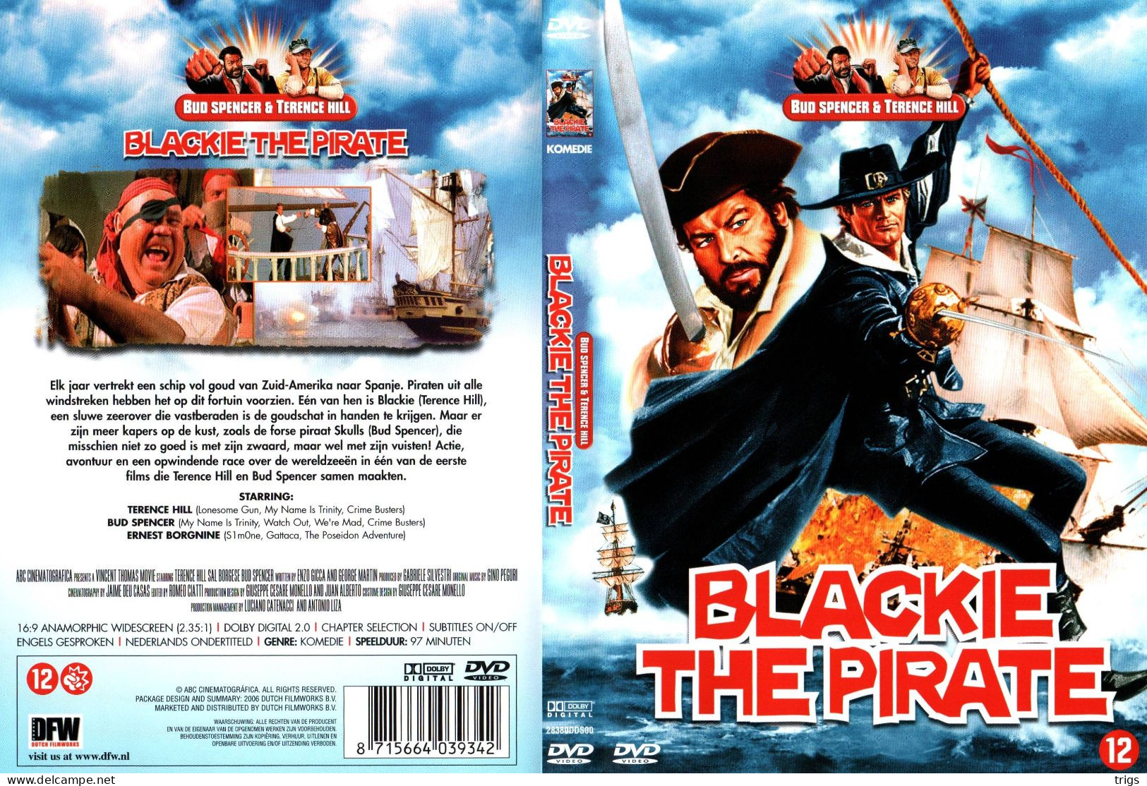 DVD - Blackie The Pirate - Cómedia