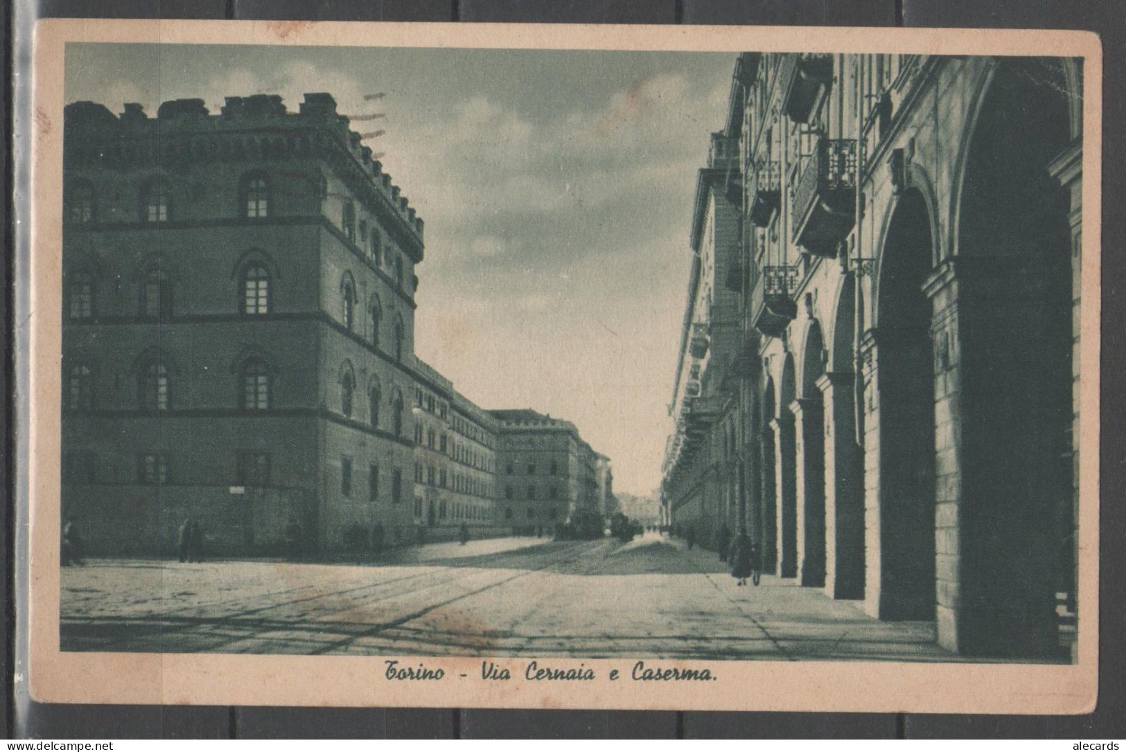 Torino - Via Cernaia E Caserma - Otros Monumentos Y Edificios