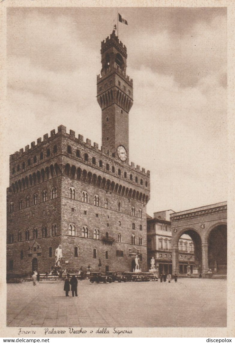 AD276 Firenze - Piazza Della Signoria E Palazzo Vecchio - Auto Cars Voitures / Non Viaggiata - Firenze (Florence)