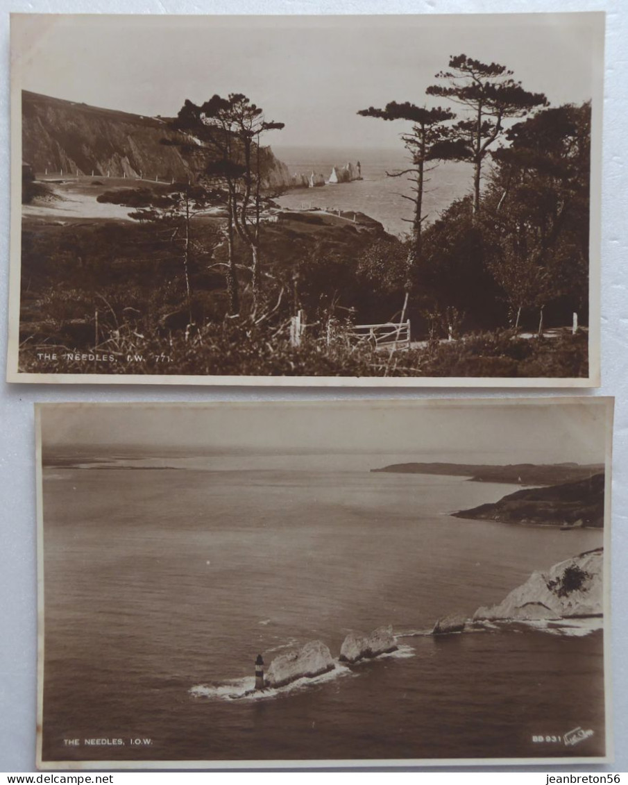 Isle Of Wight - Lot De 6 CPSM Photo; Needles, Ventnor, Alum Bay, The Chine,.. - Other & Unclassified