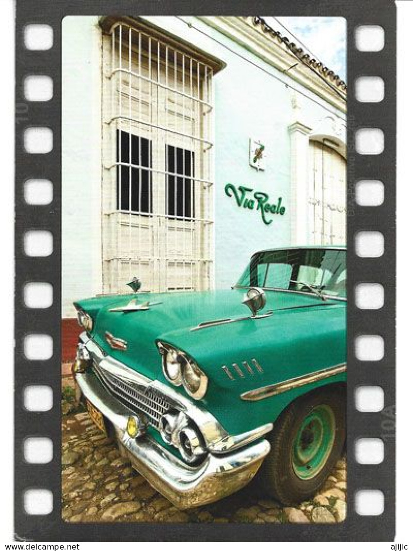 Old American Classic Car Cruise . Postcard - Turismo
