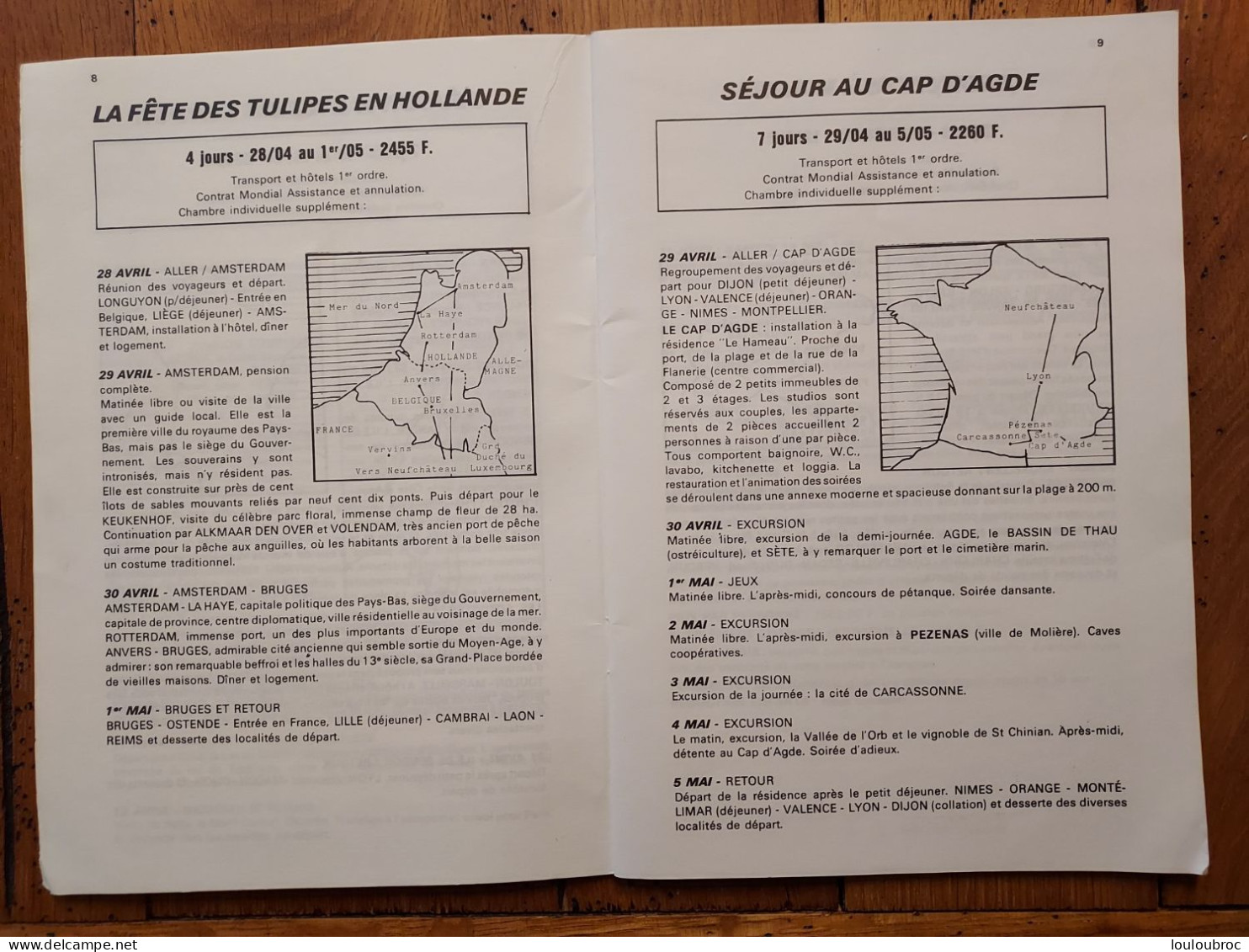LIVRET PIOT TOURISME 1984 LIVRET DE 48 PAGES DIFFERENTES DESTINATIONS - Toeristische Brochures