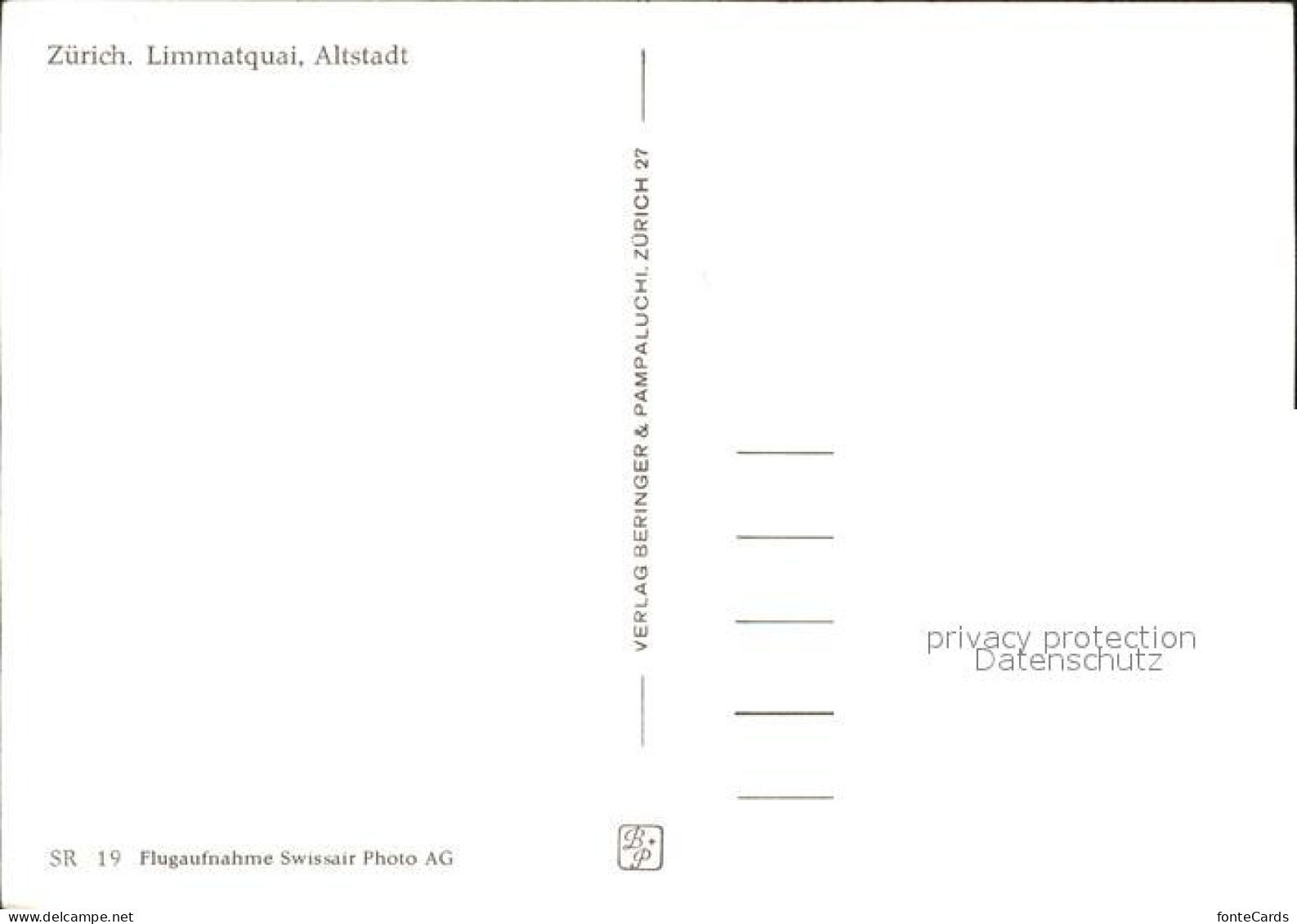 11640949 Zuerich Altstadt Limmatquai Fliegeraufnahme Zuerich - Autres & Non Classés