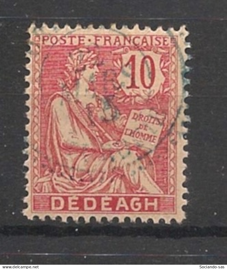 DEDEAGH - 1902-11 - N°YT. 11 - Type Mouchon 10c Rose - Oblitéré / Used - Gebraucht