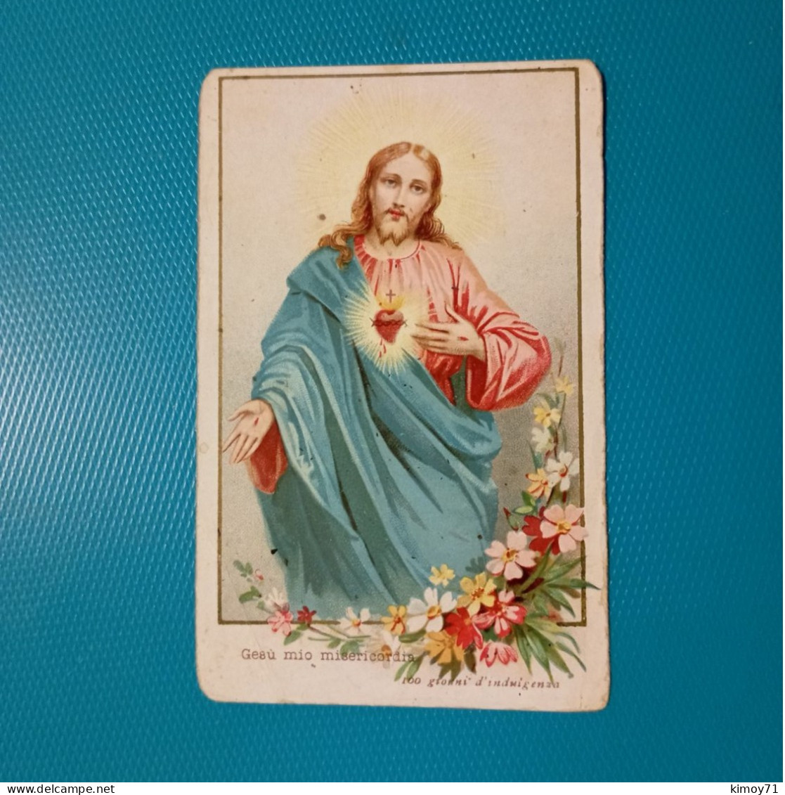Santino Orazione A Gesù. 1898 - Religion & Esotericism