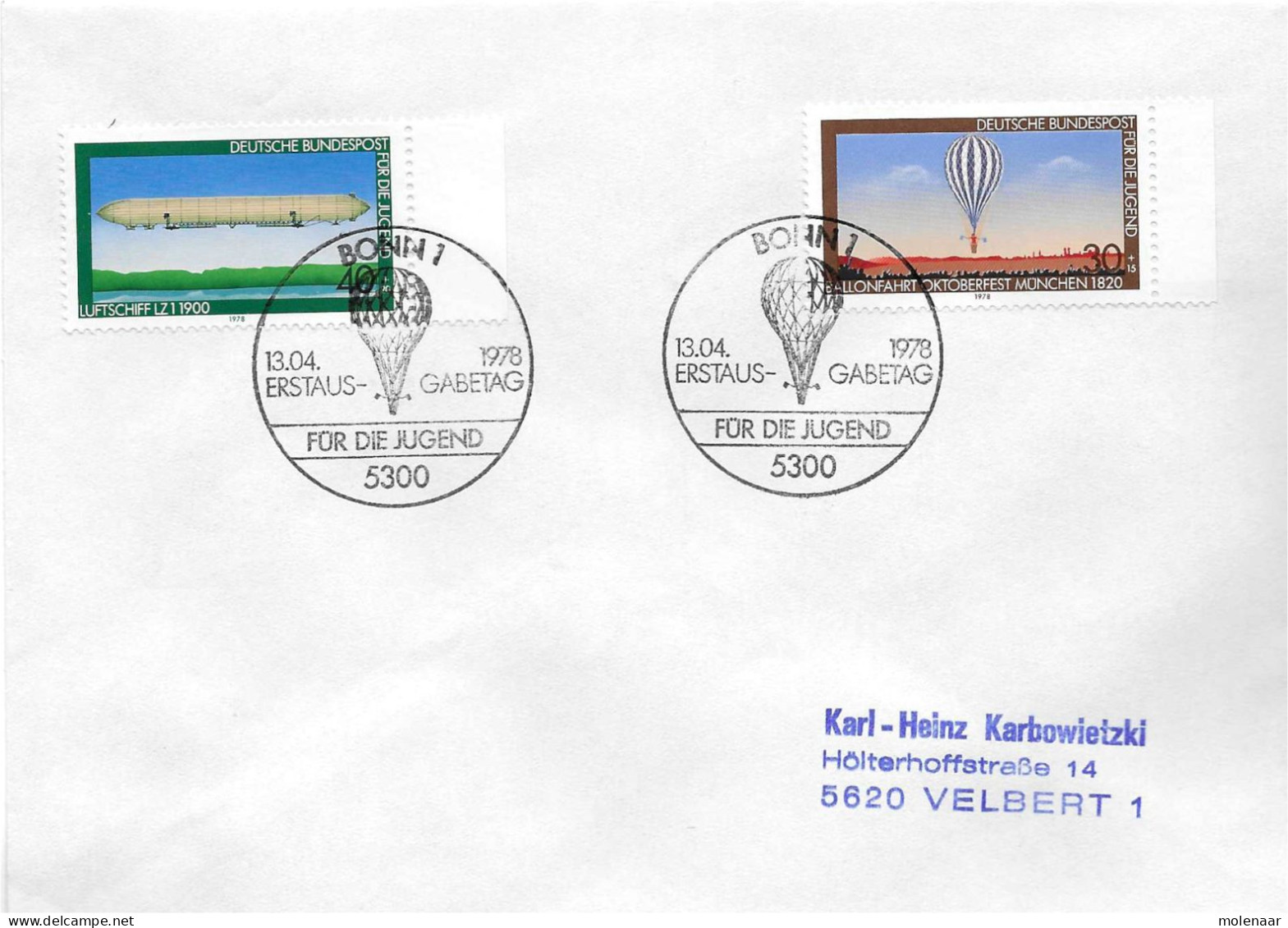 Postzegels > Europa > Duitsland > West-Duitsland > 1970-1979 > Brief Met No. 964e 965 (17373) - Lettres & Documents
