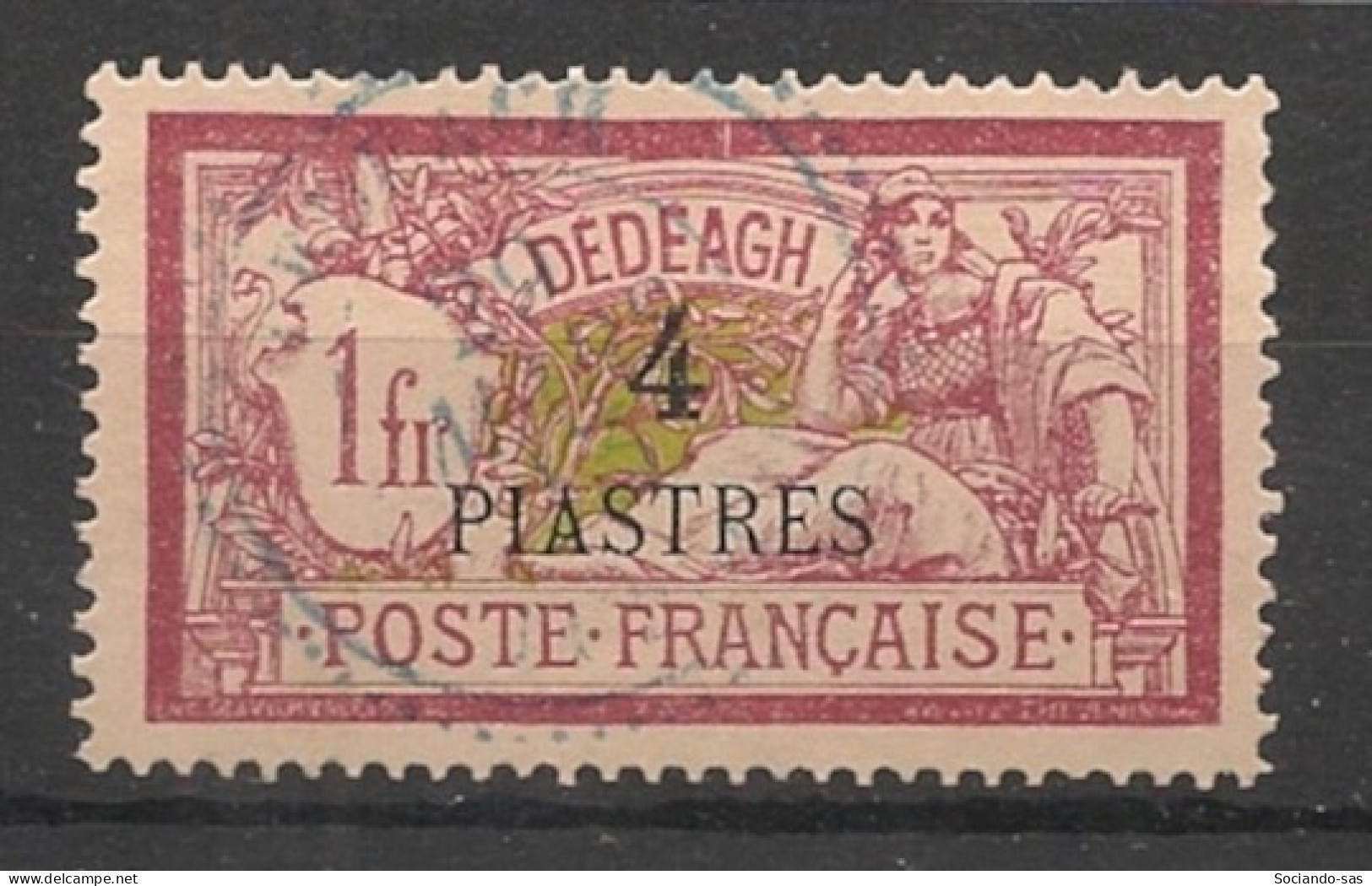DEDEAGH - 1902-11 - N°YT. 15 - Type Merson 4pi Sur 1f Lie-de-vin - Oblitéré / Used - Gebraucht