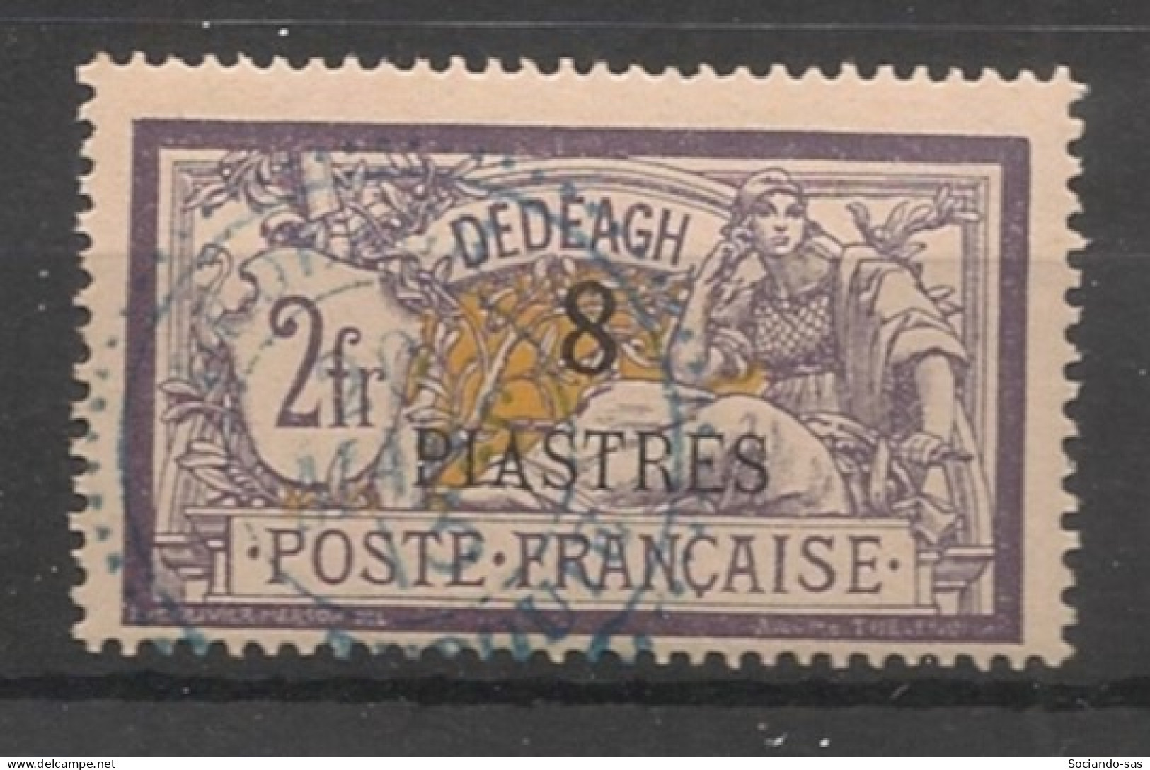 DEDEAGH - 1902-11 - N°YT. 16 - Type Merson 8pi Sur 2f Violet - Oblitéré / Used - Gebraucht