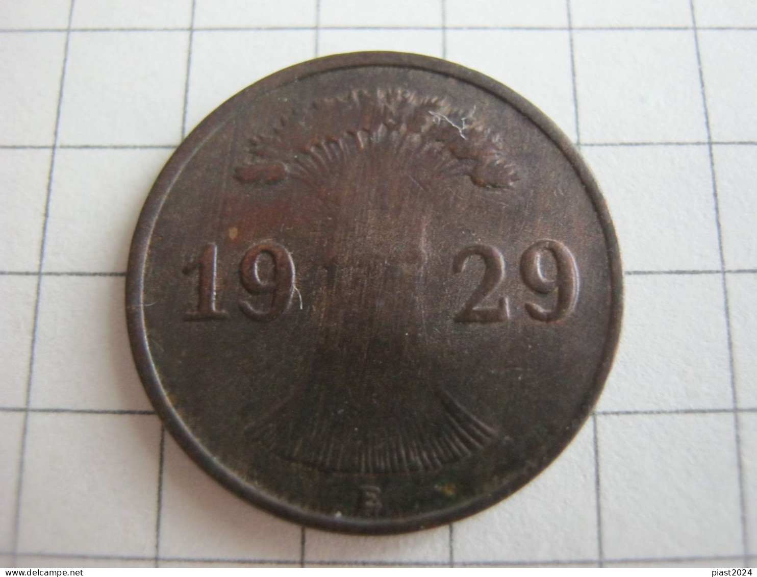 Germany 1 Reichspfennig 1929 E - 1 Rentenpfennig & 1 Reichspfennig