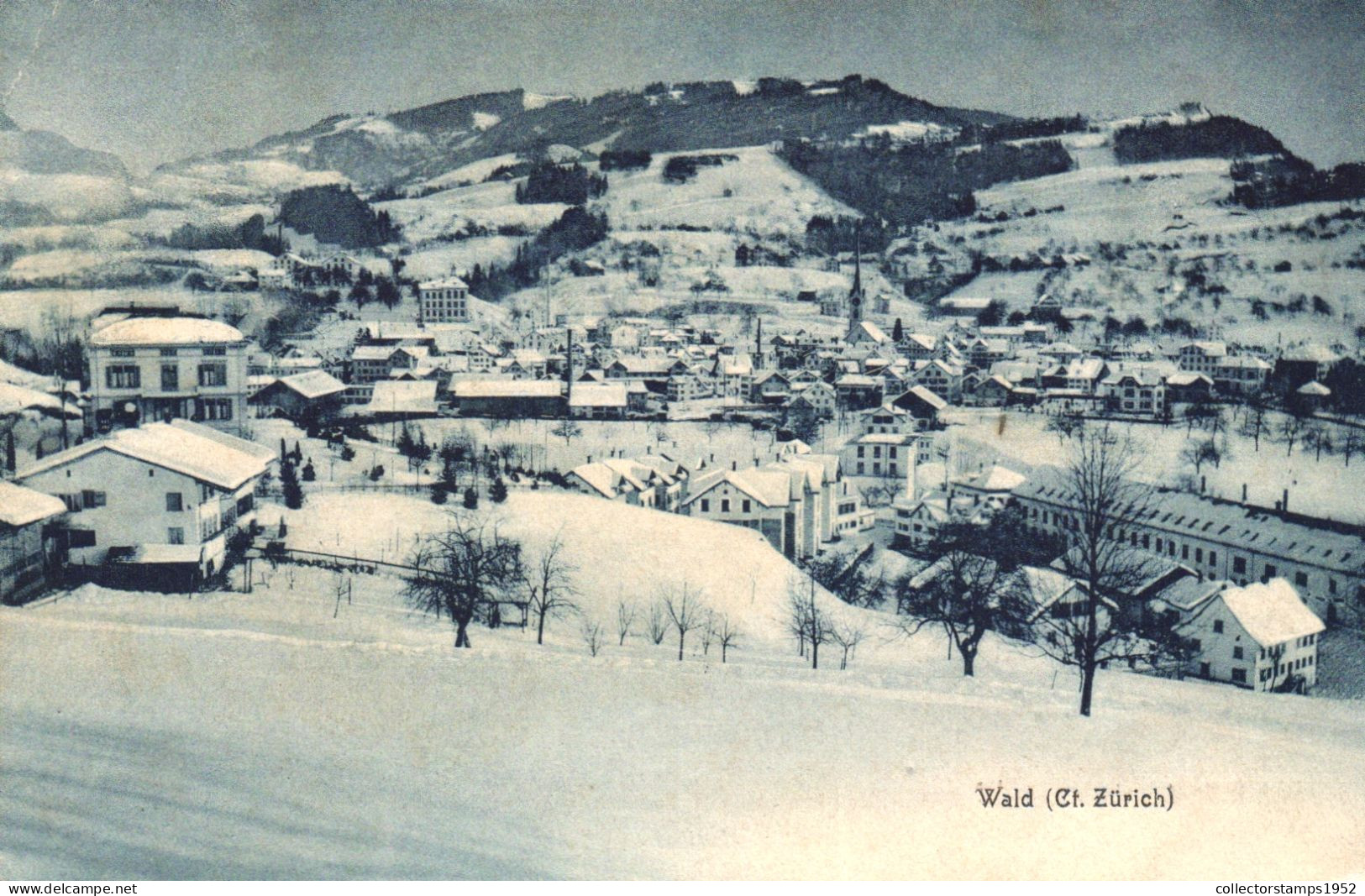 WALD, ZURICH, ARCHITECTURE, SWITZERLAND, POSTCARD - Wald