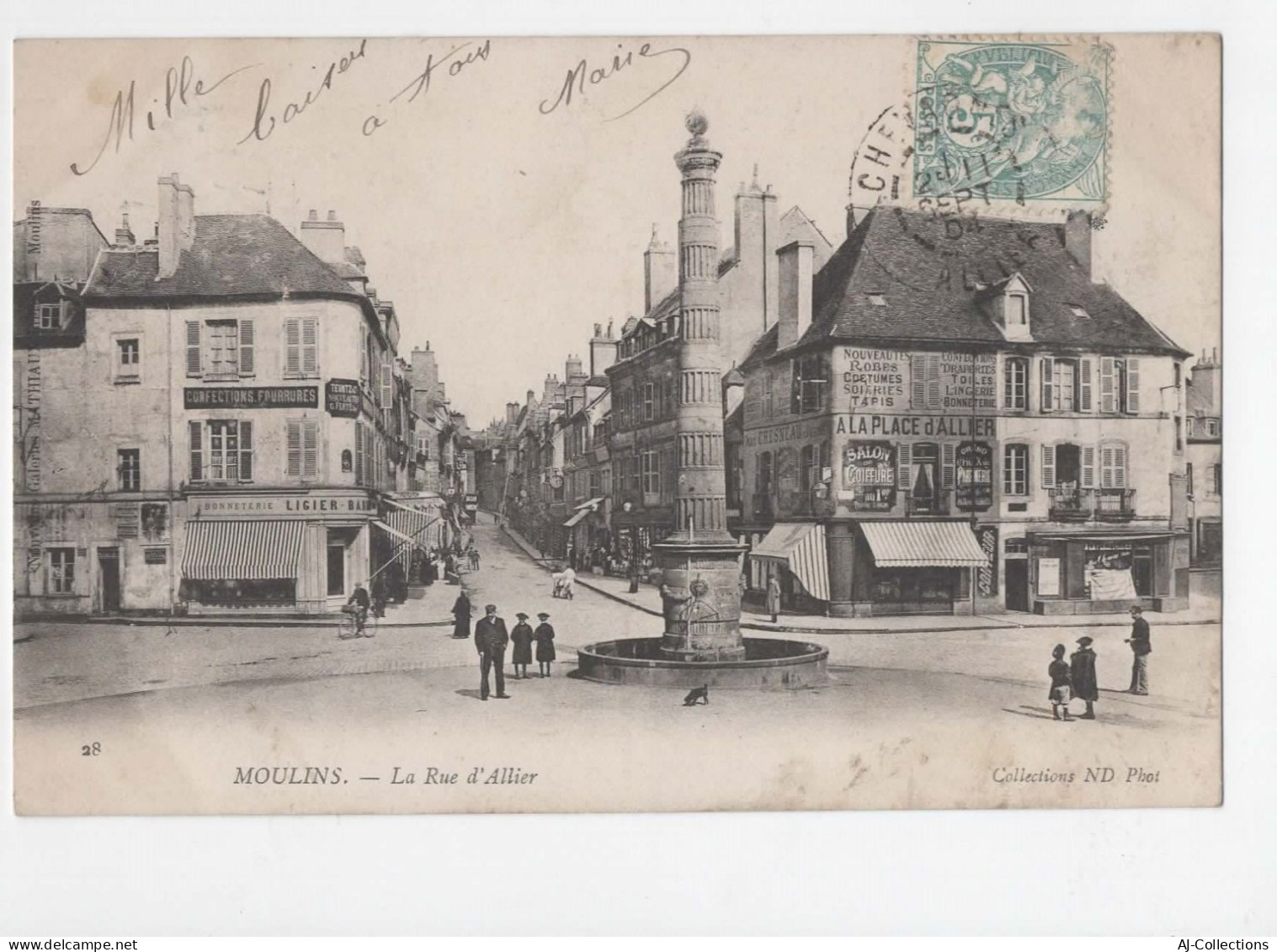 AJC - Moulins - La Rue D'Allier - Moulins