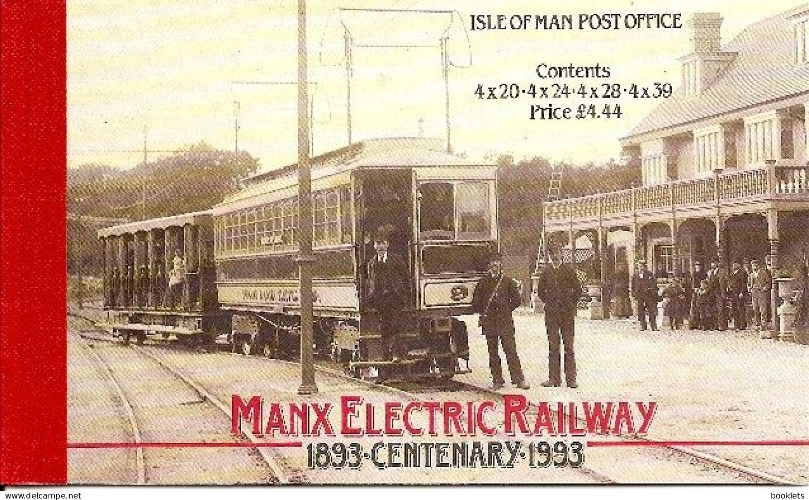 MAN, ISLE OF, 1993, Booklet 34, Electric Railway, Michel 21 - Isle Of Man