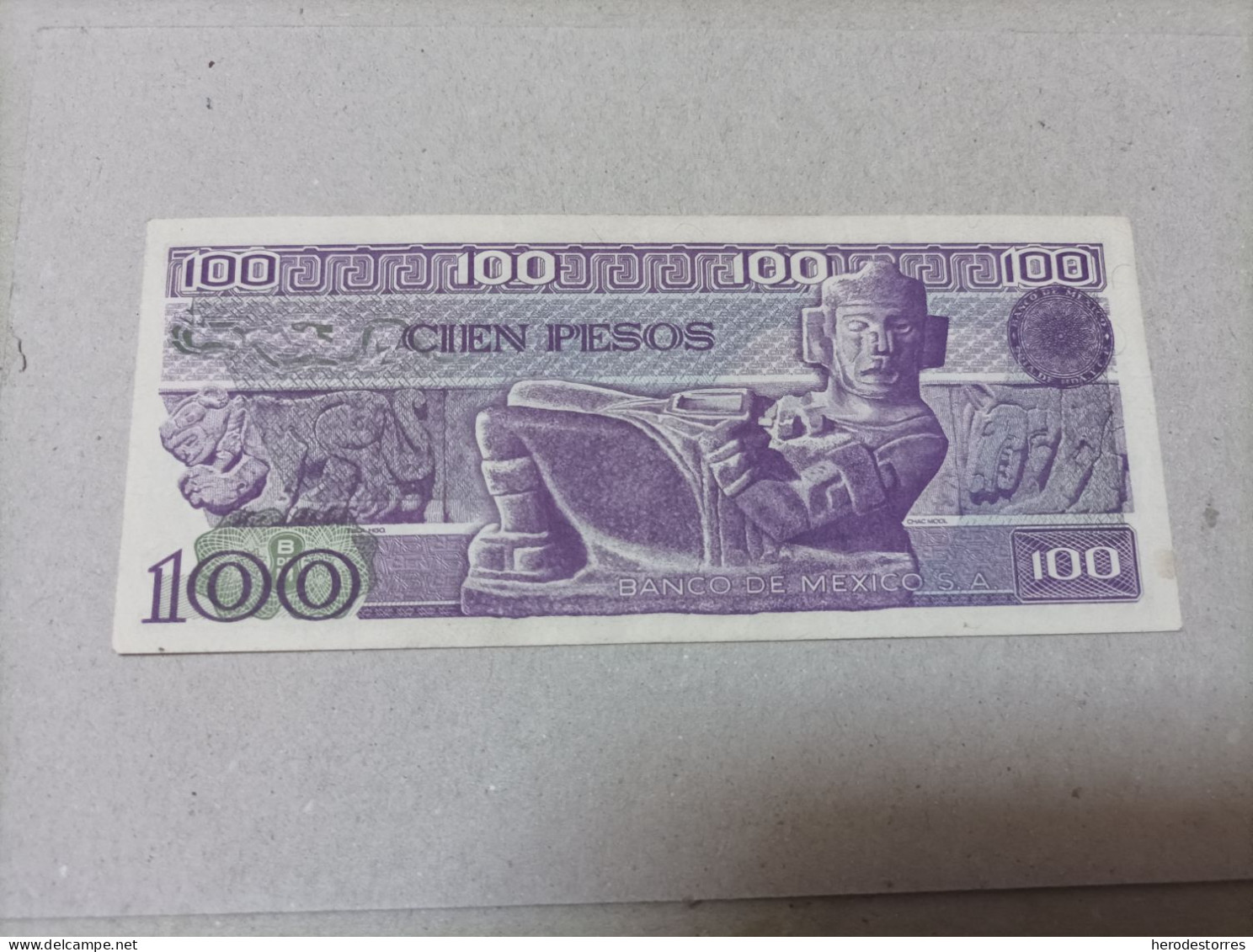 Billete De Mexico De 100 Pesos, Año 1981 - Mexique