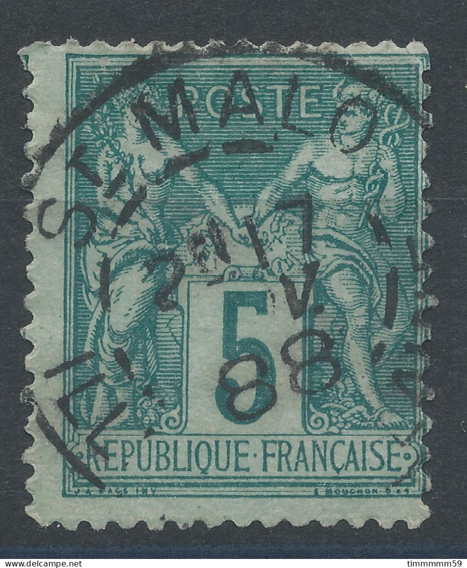 Lot N°83314   N°75, Oblitéré Cachet à Date De  St MALO " ILLE ET VILAINE " - 1876-1898 Sage (Tipo II)