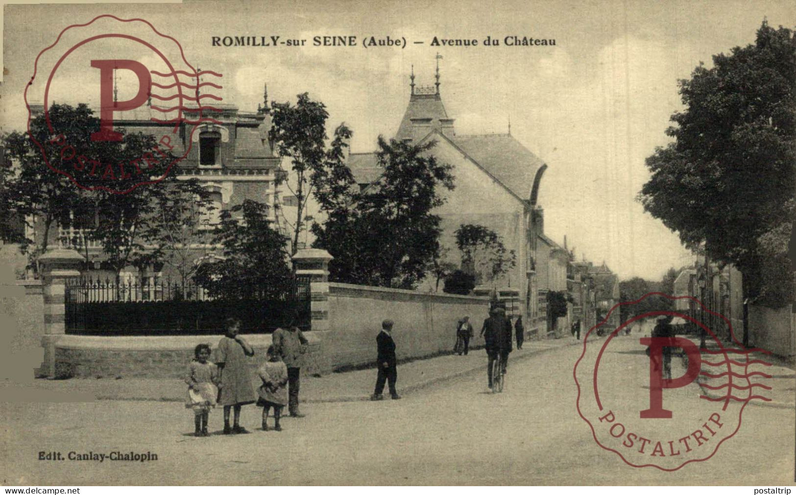 FRANCIA. FRANCE. ROMILLY SUR SEINE - AVENUE CHATEAU - Romilly-sur-Seine