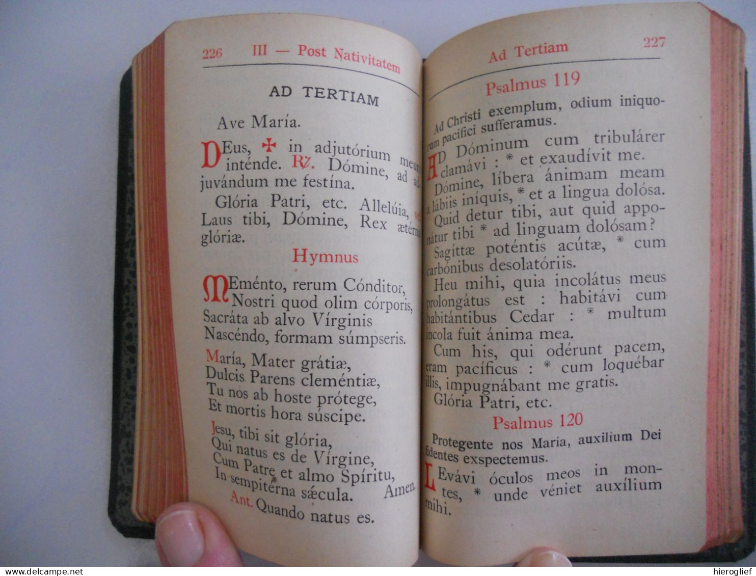 Officium Parvum Beatae Mariae Virginis Pro Tribus Anni Temporibus Juxta Editionem Typicam Breviarii Romani 1934 - Libri Vecchi E Da Collezione