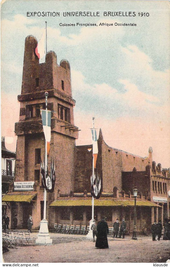 Brüssel - Exposition 1910 - Colonies Francaises,Afrique Occidentale - Expositions Universelles