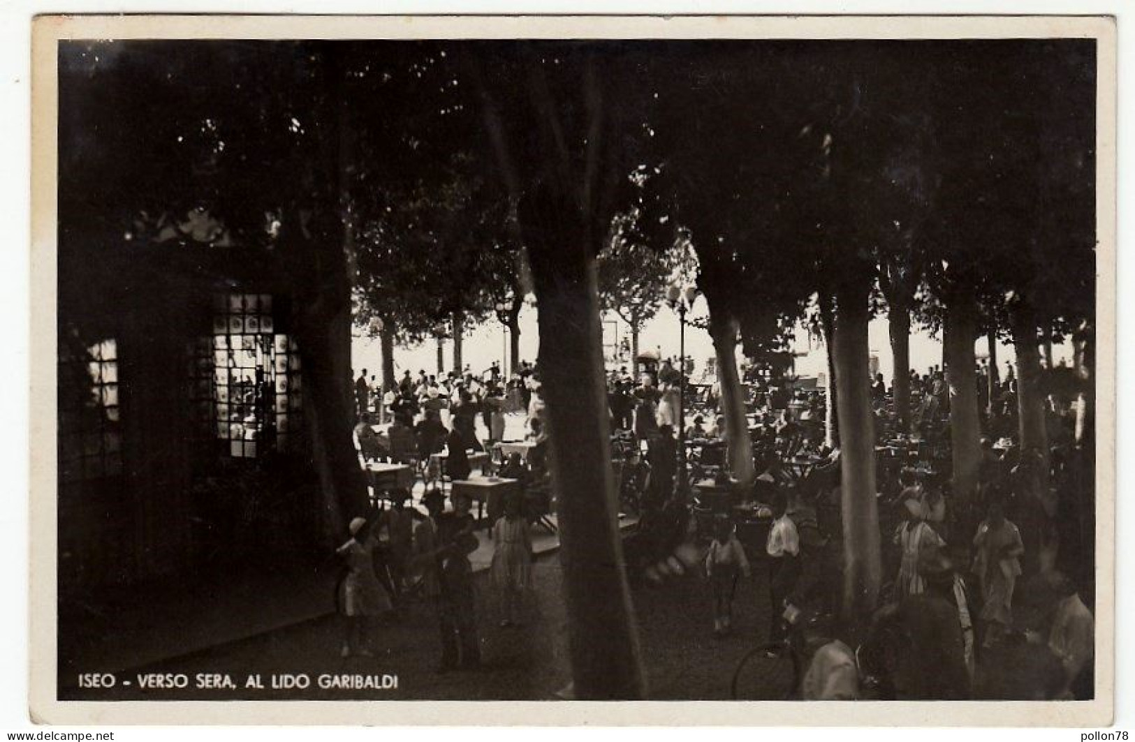 ISEO - VERSO SERA, AL LIDO GARIBALDI - BRESCIA - 1936 - Vedi Retro - F.p - Brescia