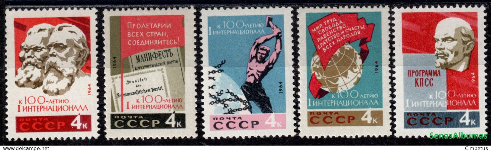 1964  USSR  CCCP   Mi 2948-52  MNH/** - Unused Stamps