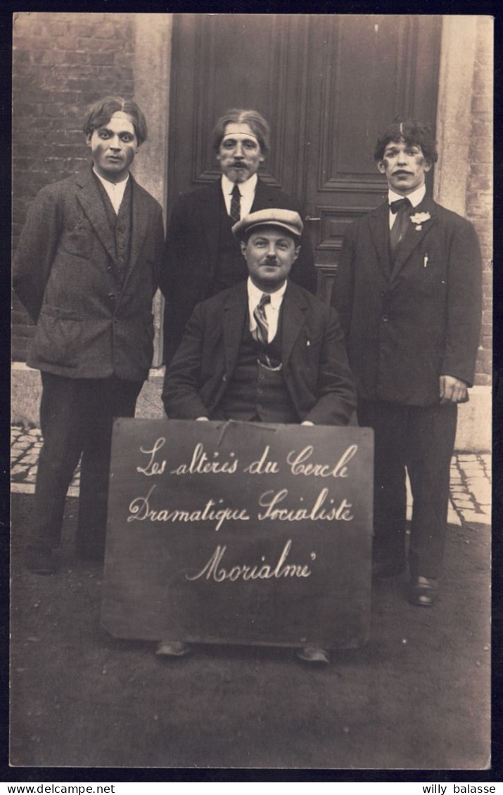 +++ Photo Carte - MORIALME - Les Altérés Du Cercle Dramatique Socialiste  // - Florennes