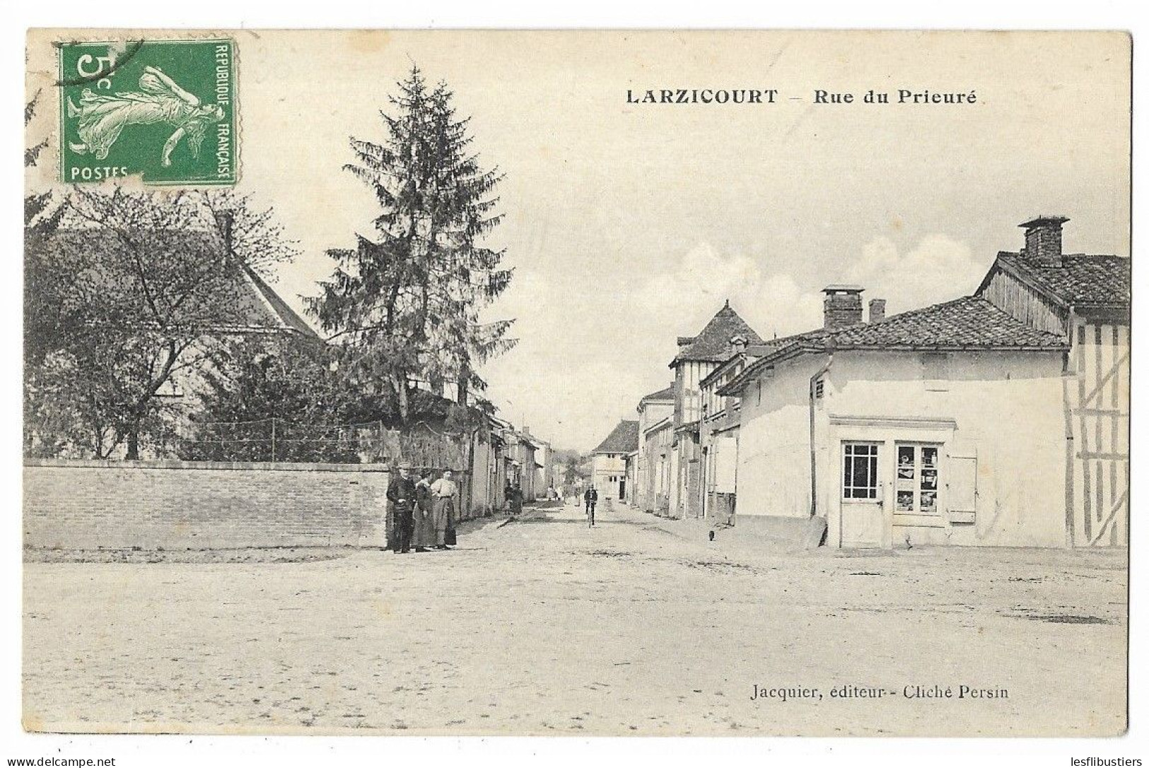 CPA 51 LARZIOURT Rue Du Prieuré - Autres & Non Classés