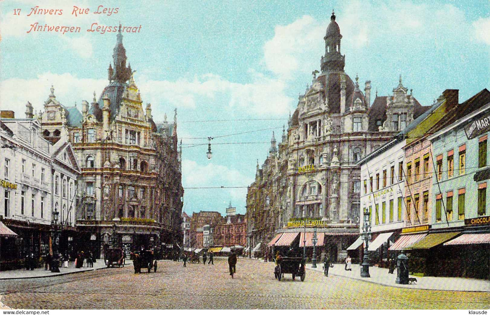 Anvers - Rue Leys Gel.1915 Feldpost - Antwerpen