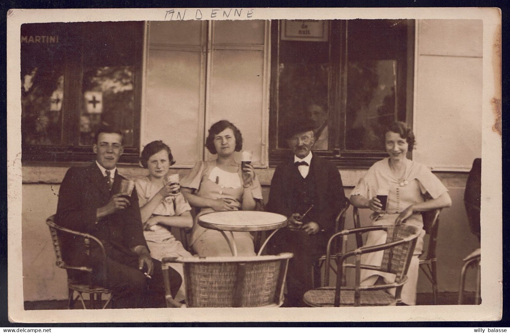 +++ Photo Carte - ANDENNE - Terrasse De Café   // - Andenne