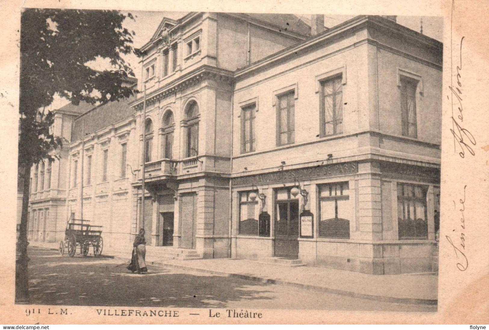 Villefranche Sur Saone - Le Théâtre - Comptoir Nationale D'escompte De Paris - Villefranche-sur-Saone