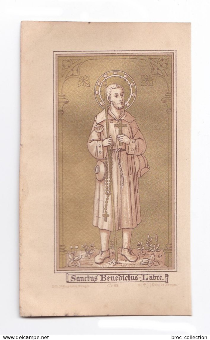 Sanctus Benedictus Labre, Saint Benoît Labre, éd. Sté St Augustin G. B. 65 - Images Religieuses