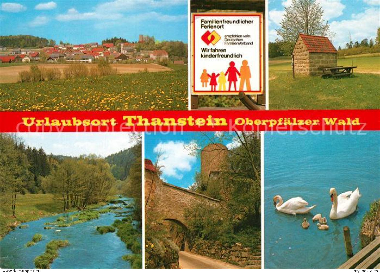 73214601 Thanstein Urlaubsort Oberpfaelzer Wald Landschaftspanorama Burg Schwaen - Sonstige & Ohne Zuordnung