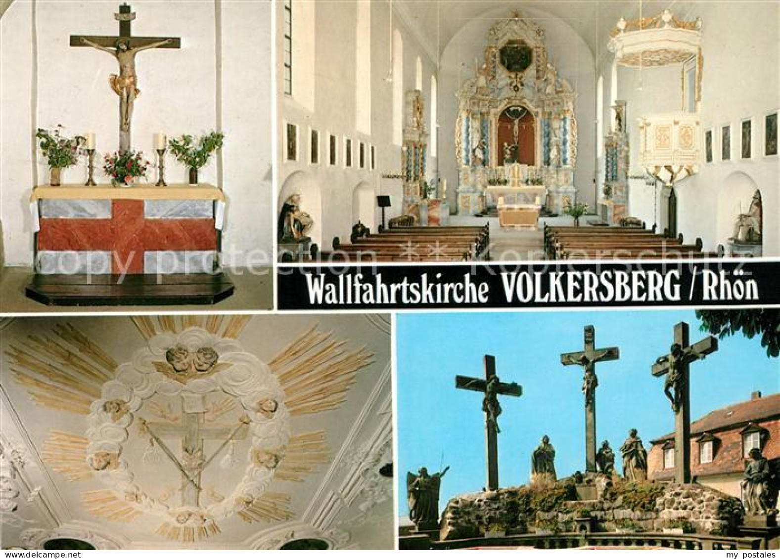 73214557 Volkersberg Jugendhaus Kath Landvolkshochschule Wallfahrtskirche Kreuze - Sonstige & Ohne Zuordnung