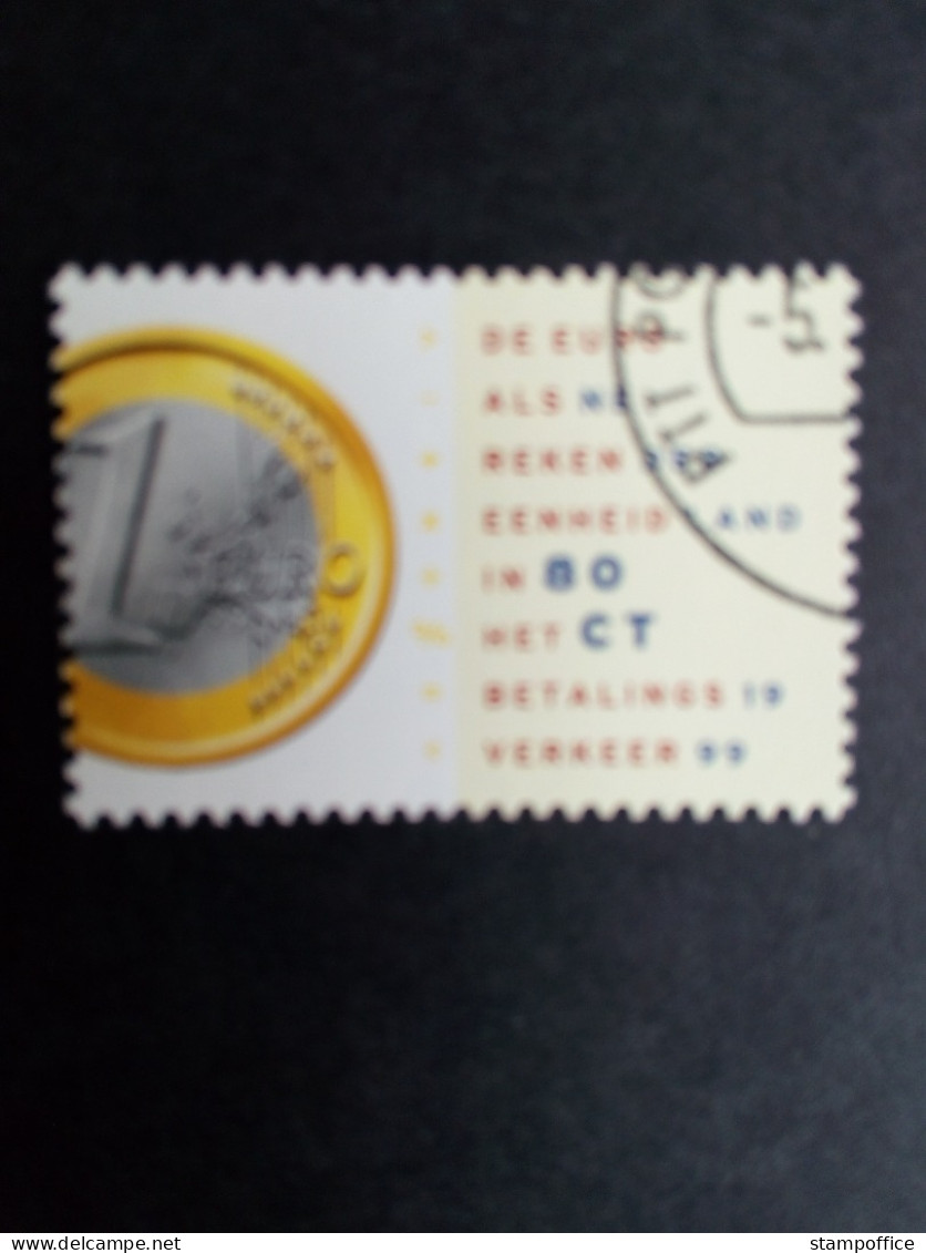 NIEDERLANDE MI-NR. 1704 GESTEMPELT(USED) MITÄUFER 1999 - EINFÜHRUNG DES EUROs - Europese Gedachte