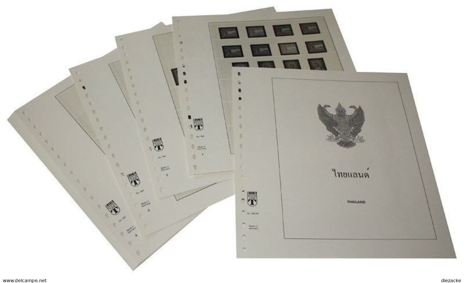 Lindner-T Thailand 1980-1987 Vordrucke 189-80 Neuware ( - Pre-printed Pages