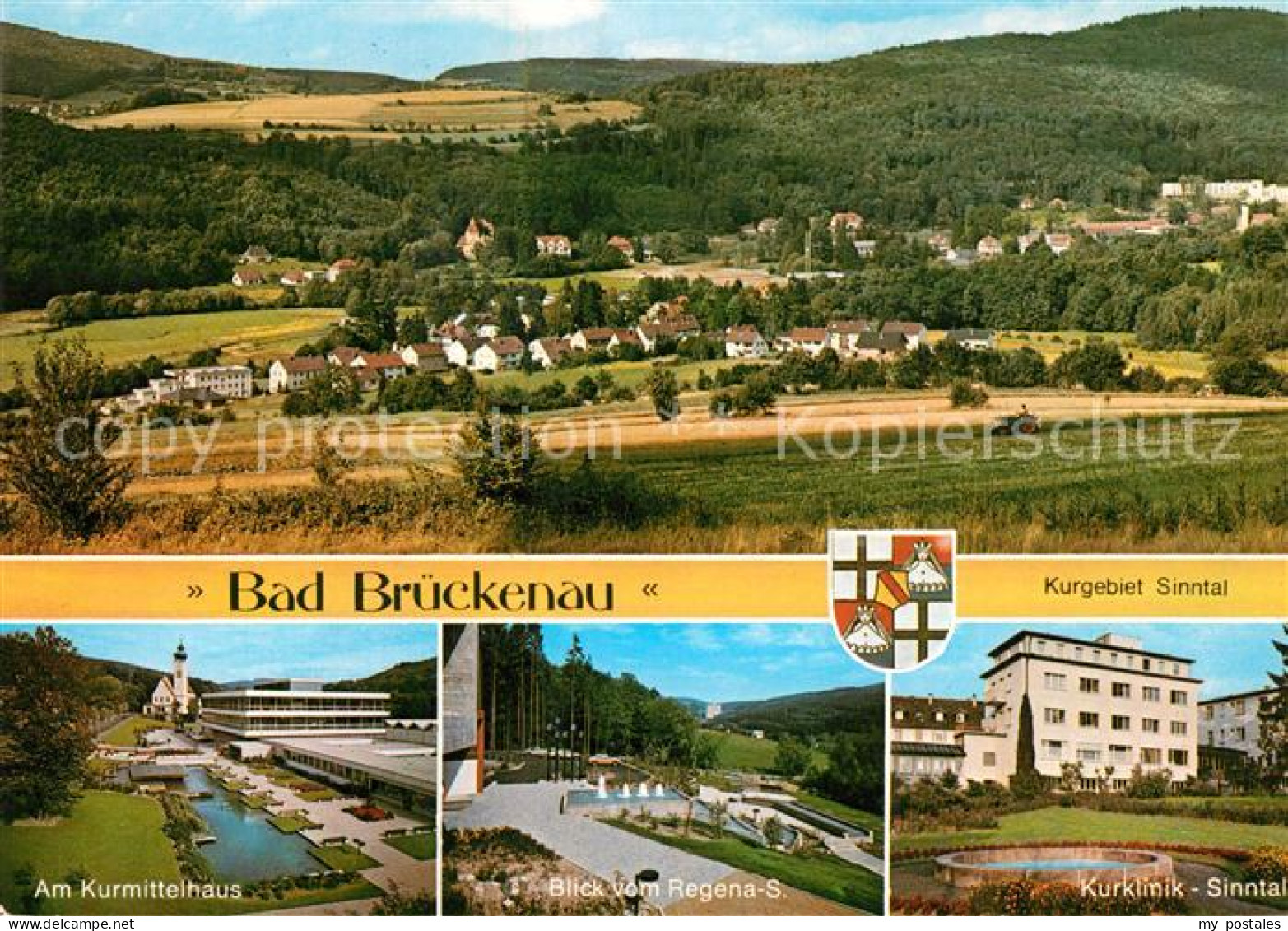 73214521 Bad Brueckenau Panorama Kurgebiet Sinntal Kurmittelhaus Regena Spa Kurk - Sonstige & Ohne Zuordnung