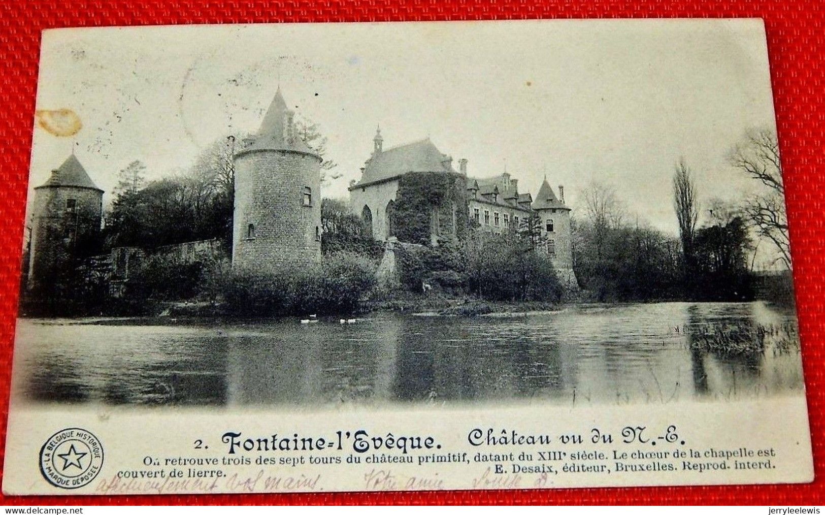 FONTAINE L'EVÊQUE   -  Château Vu Du N.-E. - Fontaine-l'Eveque