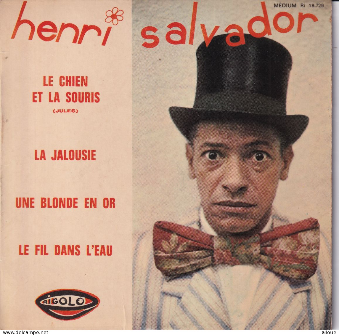 HENRI SALVADOR - FR EP - LE CHIEN ET LA SOURIS + 3 - Sonstige - Franz. Chansons