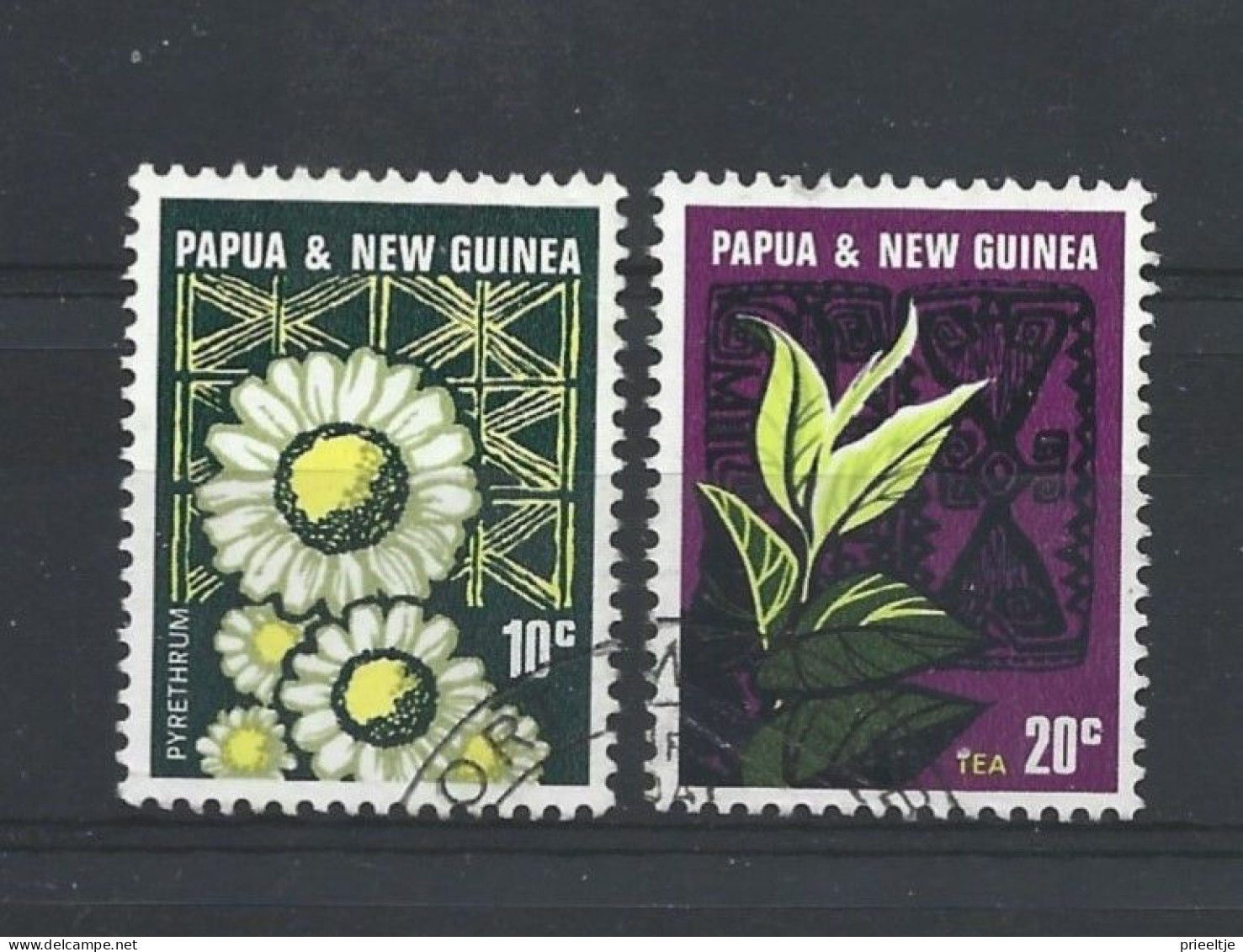 Papua N. Guinea 1967 Flowers Y.T. 115+116 (0) - Papouasie-Nouvelle-Guinée