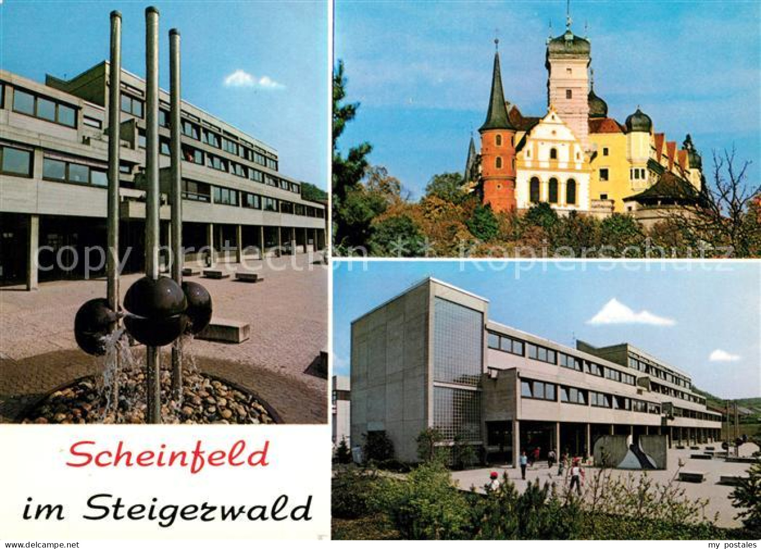 73214480 Scheinfeld Schloss Schulgebaeude Moderne Architektur Scheinfeld - Sonstige & Ohne Zuordnung