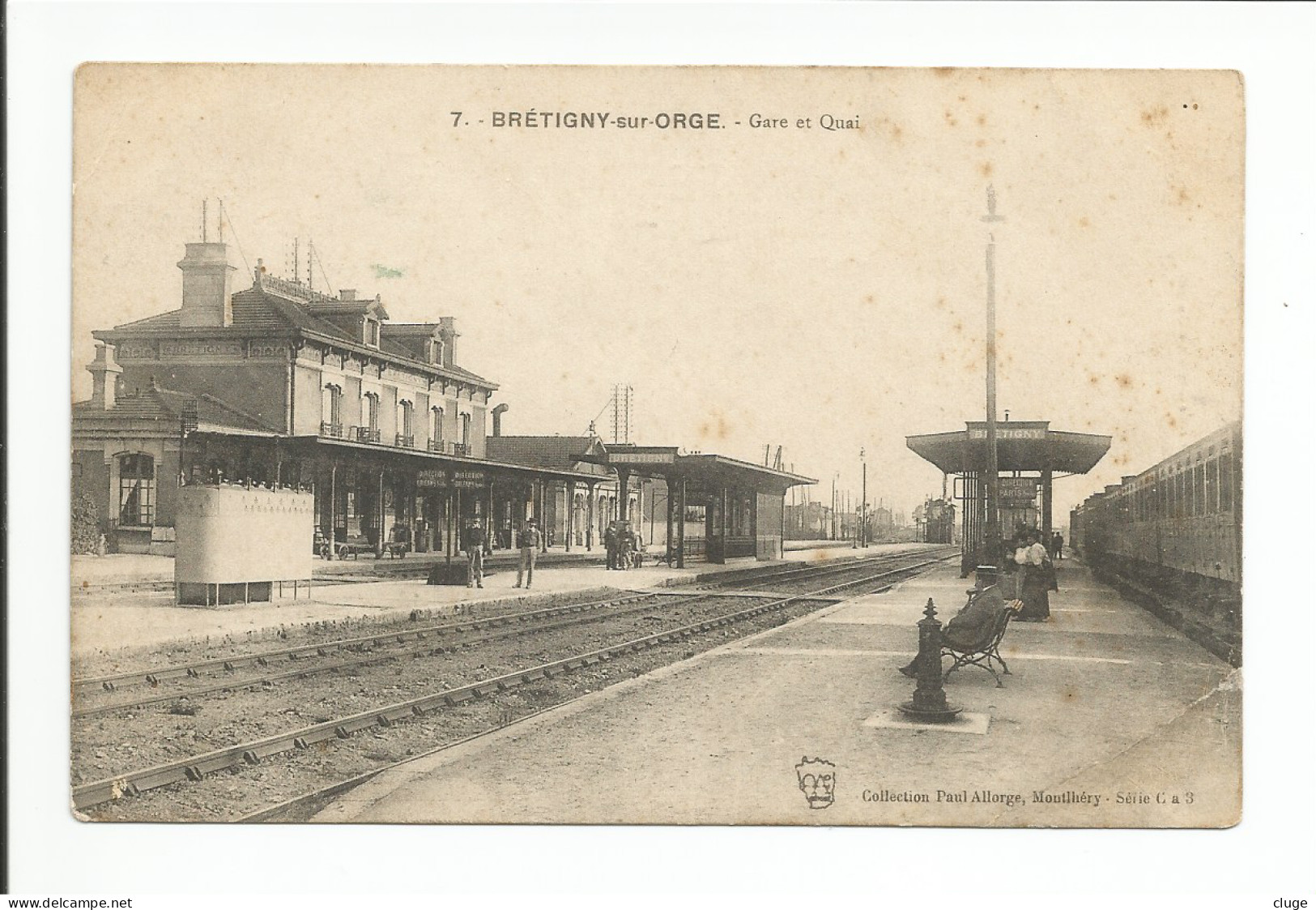 91 - BRETIGNY SUR ORGE - La Gare - Les Quais - Bretigny Sur Orge