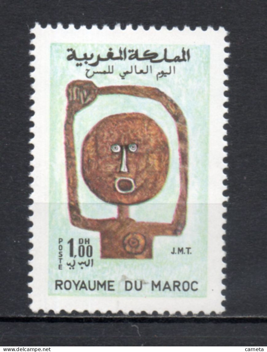 MAROC N°  585     NEUF SANS CHARNIERE  COTE 1.00€   JOURNEE DU THEATRE - Maroc (1956-...)