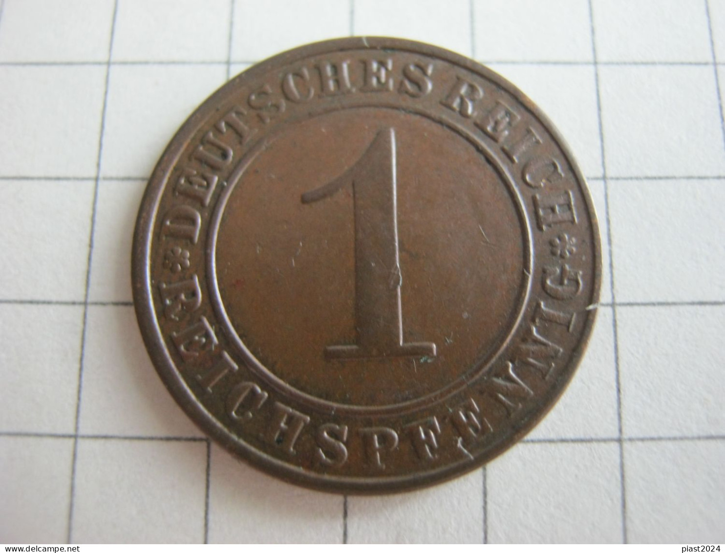 Germany 1 Reichspfennig 1936 A - 1 Renten- & 1 Reichspfennig