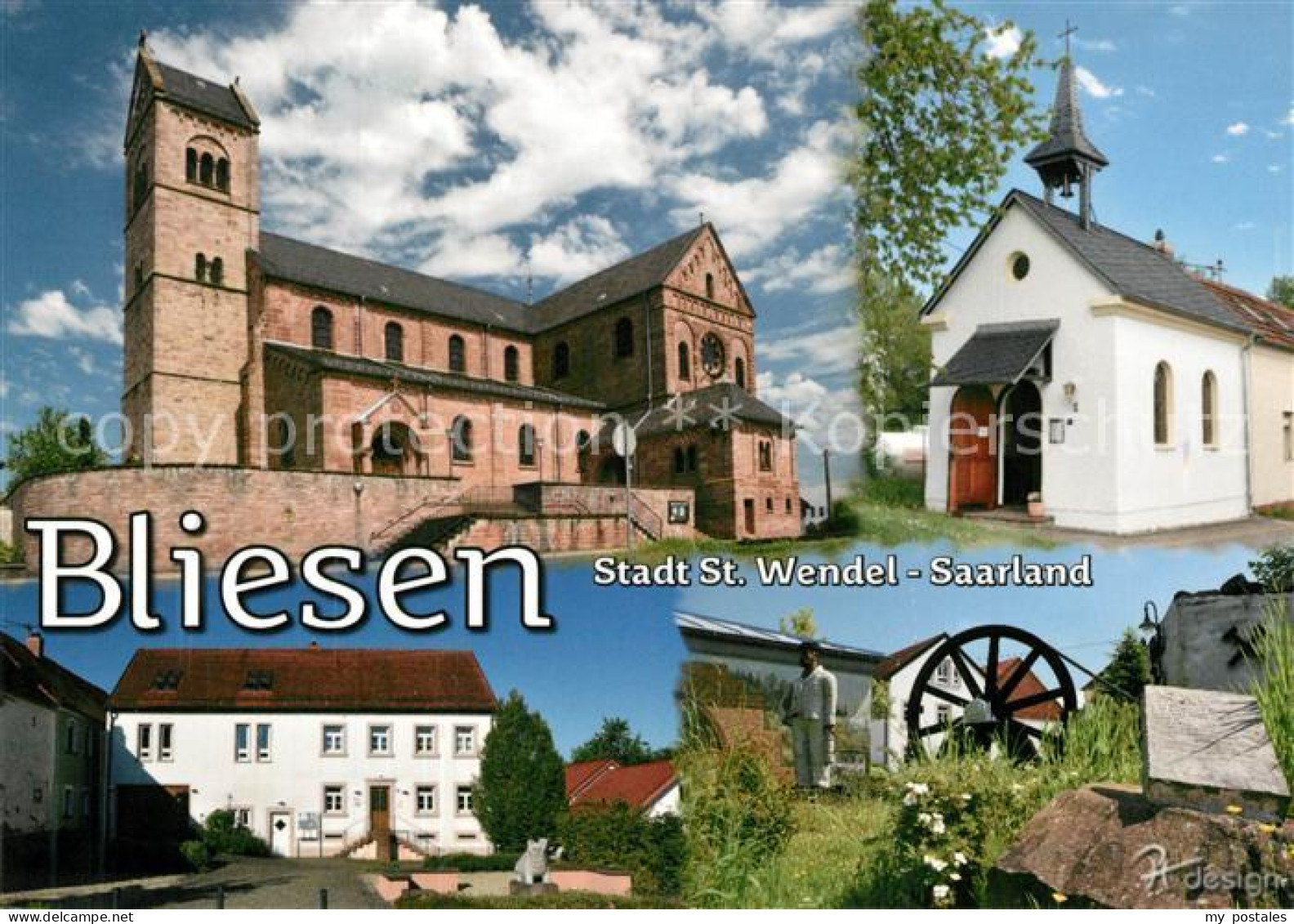 73214305 Bliesen St Wendel Pfarrkirche St Remigius St Annenkapelle Wallesweilerh - Sonstige & Ohne Zuordnung