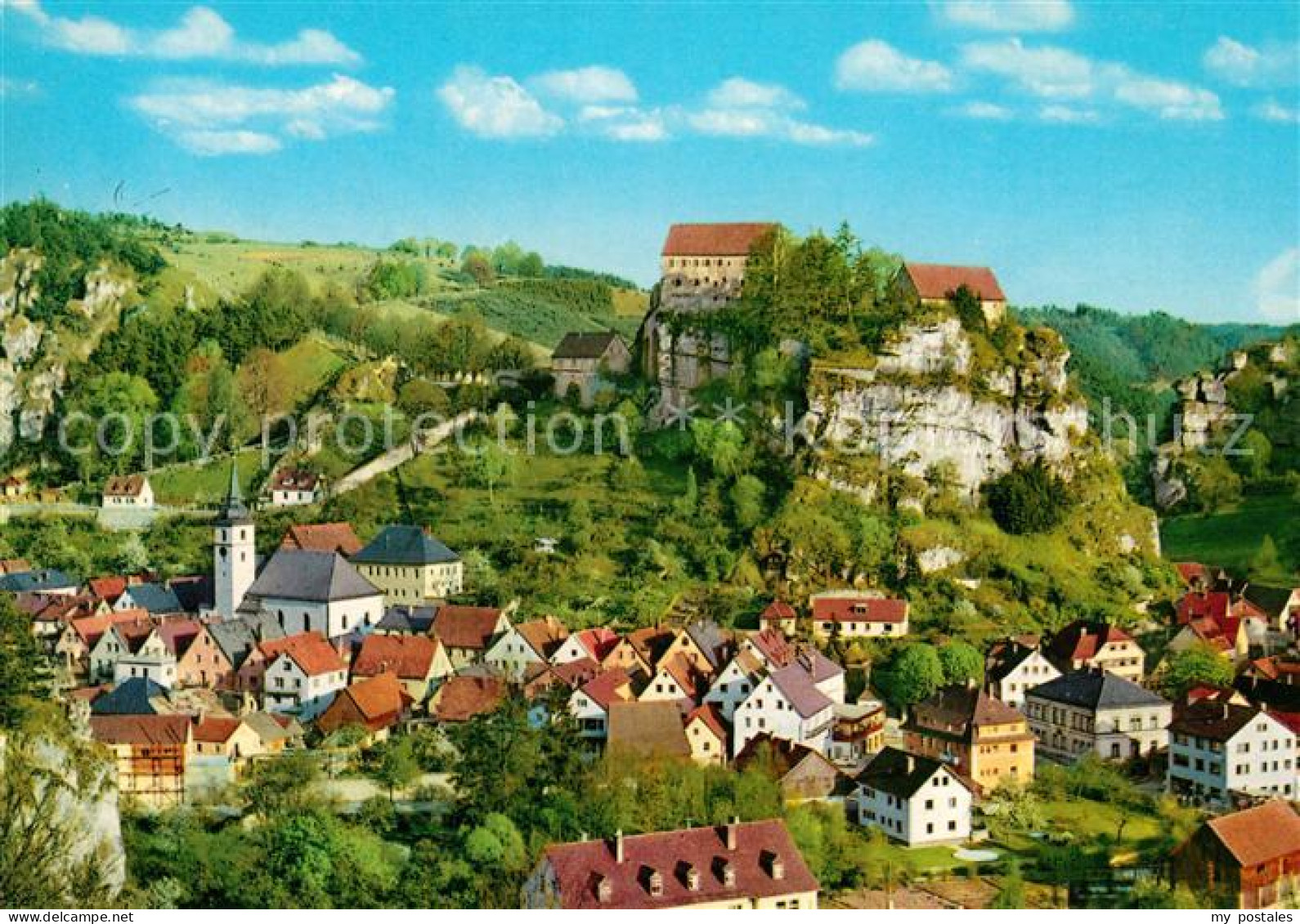 73214297 Pottenstein Oberfranken Ansicht Mit 1000jaehriger Burg Naturpark Fraenk - Pottenstein