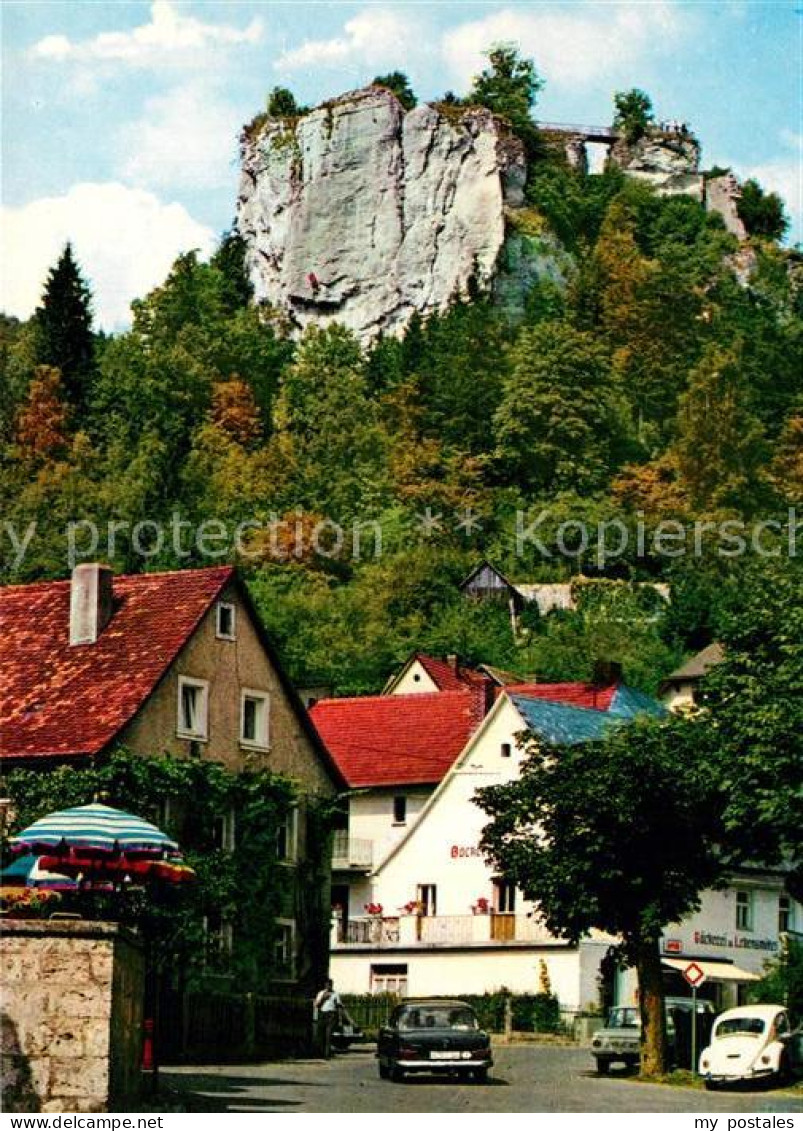 73214281 Streitberg Oberfranken Ortsmotiv Mit Felsen Naturpark Fraenkische Schwe - Sonstige & Ohne Zuordnung