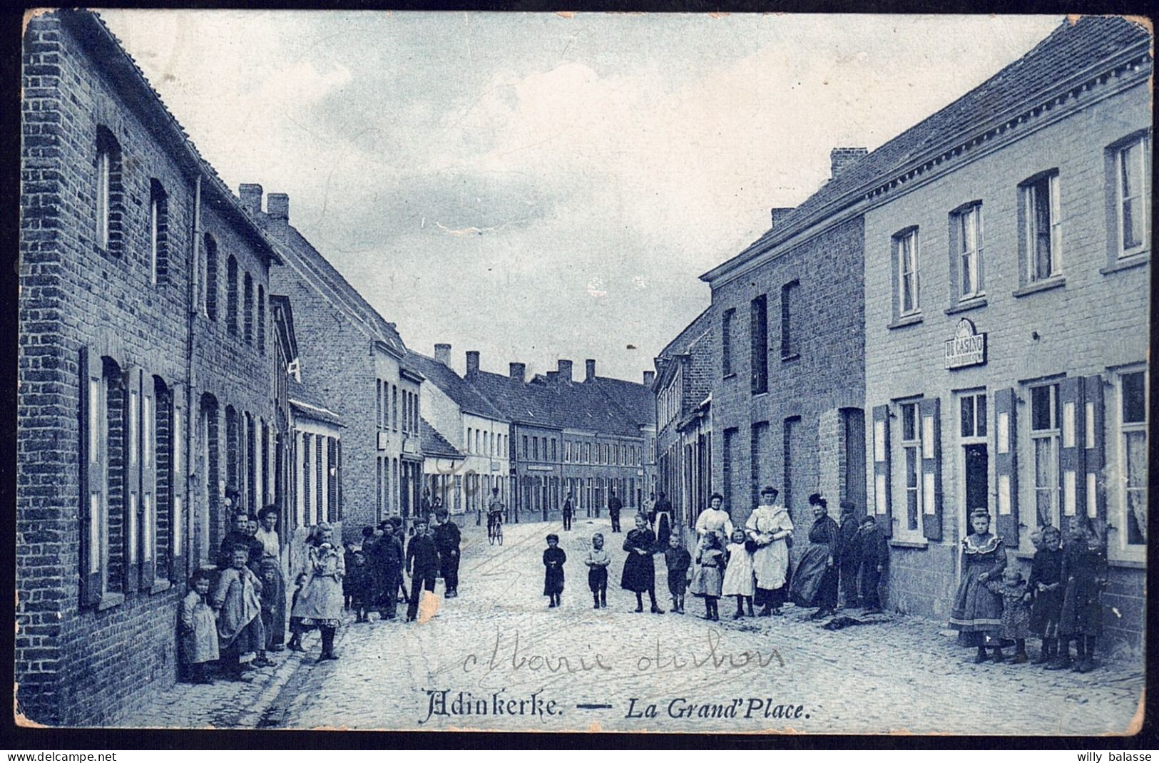 +++ CPA - ADINKERKE - La Grand' Place - Estaminet De Casino - Carte Animée  // - De Panne