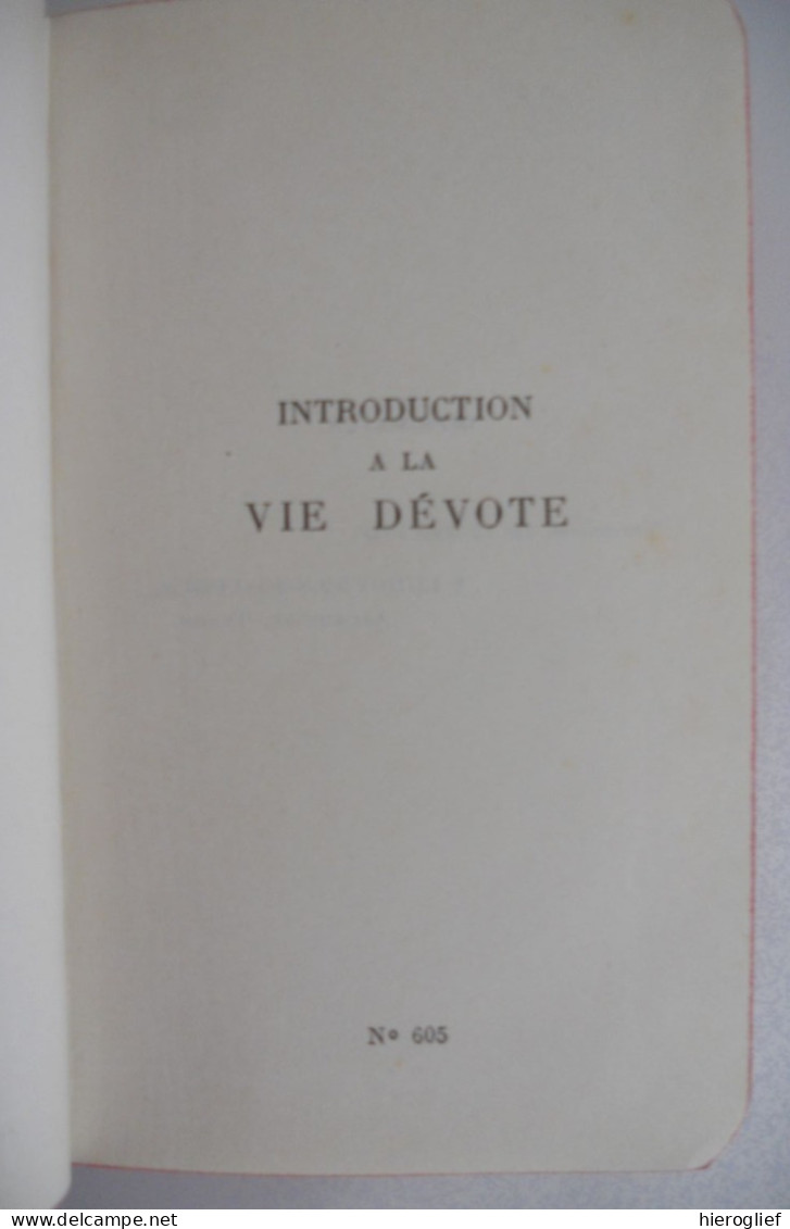 Introduction à La Vie Dévote Par Saint François De Sales - Le R.P. FLEURY S.J.  1948 / Tours Maison Mame - Godsdienst