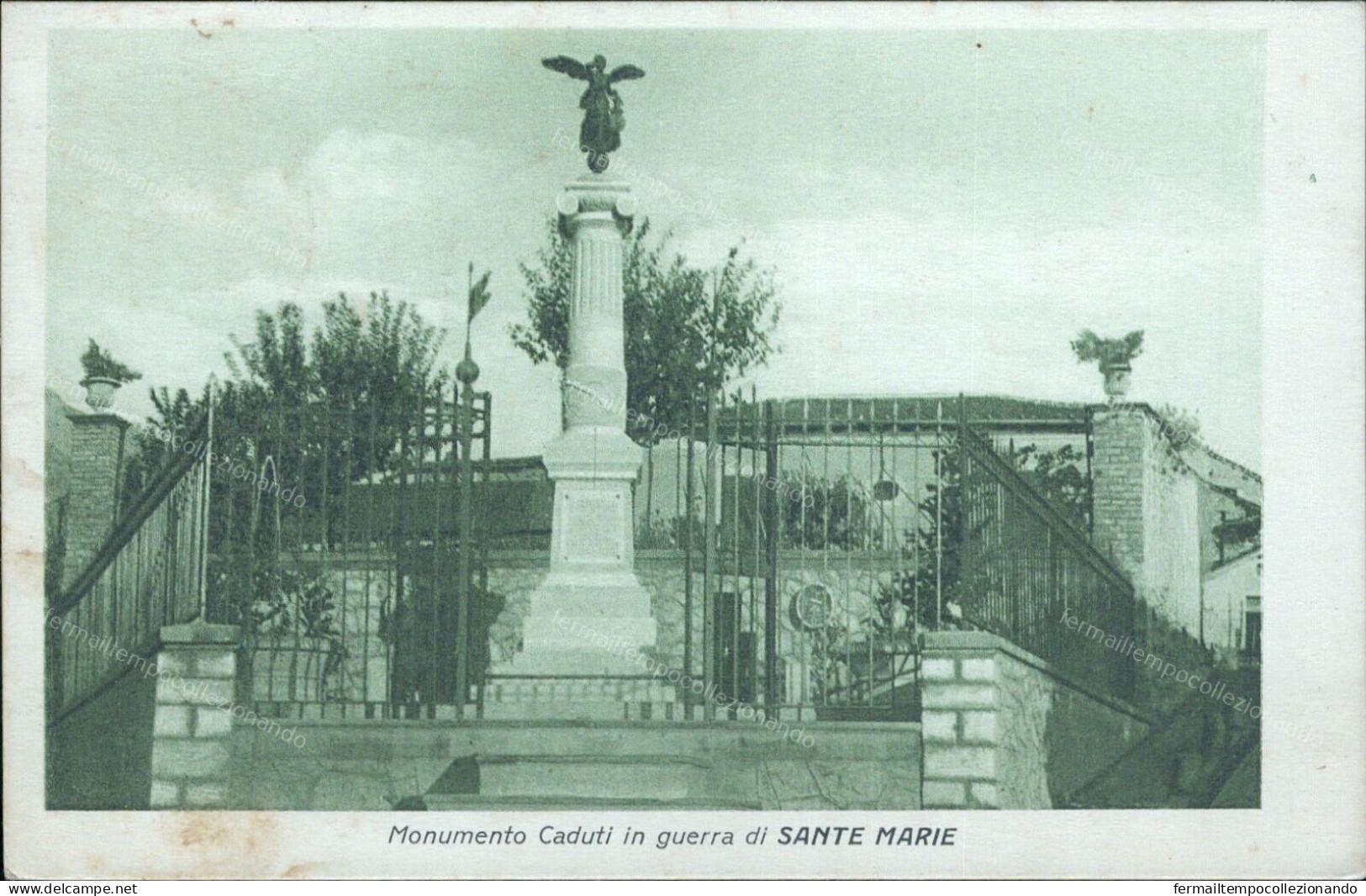 Cs182  Cartolina Sante Marie Monumento Ai Caduti Provincia Di L'aquila - L'Aquila