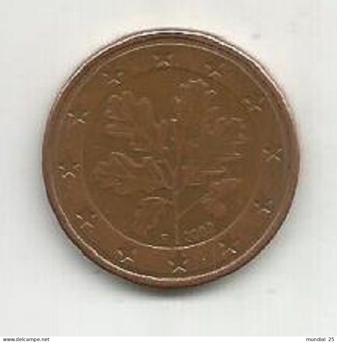 GERMANY 5 EURO CENT 2002 (F) - Duitsland
